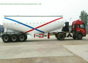 Wholesale 55-70cbm Tri Axle Bulk Cement Tank Trailer With Diesel Engine For Dry Powder Meterial from china suppliers