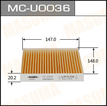 Auto Repair Part 21JE4 Air Cabin Filter D17A2 68233626AA for JEEP WRANGLER by MASUMA