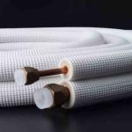Pancake AC Spare Part Air Conditioner Insulated Copper Tube 1/2'' 3.5m