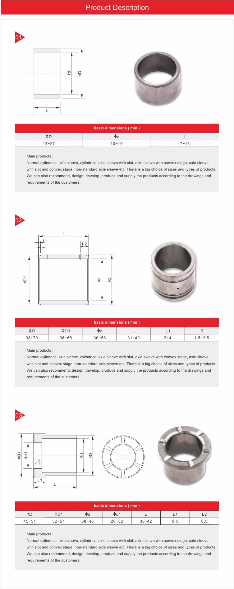 OEM Tungsten Carbide Sleeves Bushing Small Batch Custom Wear Parts For Oil