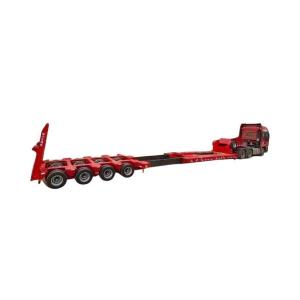 Wholesale ABS Anti-lock Braking System 60 80 100 Tons Heavy Duty Gooseneck Lowbed Semi Trailer from china suppliers