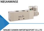 Single / Double Coil Solenoid Valve , Pneumatic Air Valve 4N400 4V400 Series