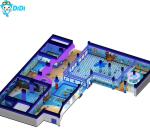 Marine Themed Kids Indoor Playground Equipment For Amusement Park