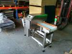competitive conveyor model metal detector for food product inspection