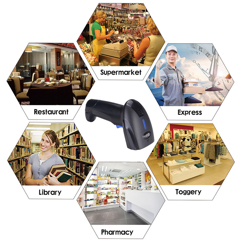 High Performance 1D Bi Directional Barcode Scanner Handheld For POS System