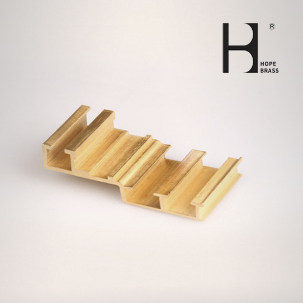 6m Long Stair Edge Brass Extrusion Profiles SGS Certification