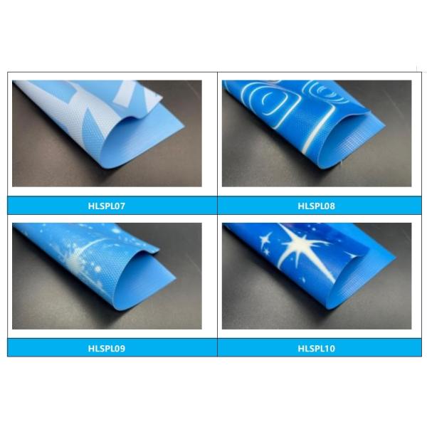 Custom vinyl pool liner sample