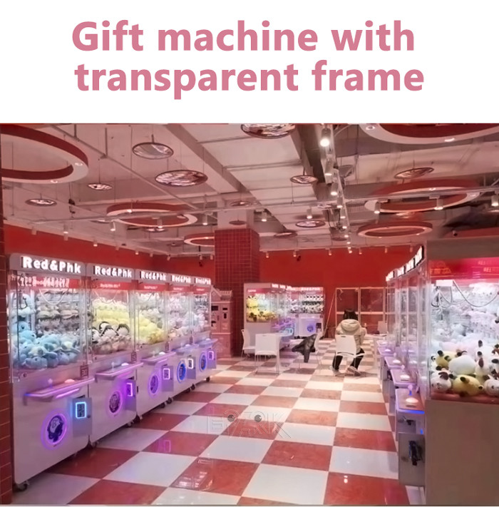 Indoor Toy Crane Claw Machine Coin Operated 90W For Kids