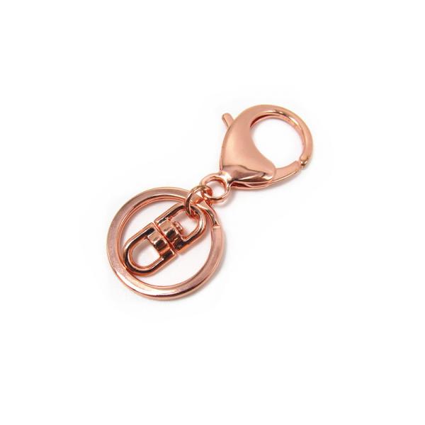 Factory PVD Finish Stainless Steel Swivel Lobster Clasps Clips Hooks Key Ring DIY Key Chains Split Key Ring