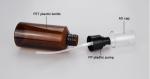 60ml 100ml 120ml 180ml Hand Wash PET Plastic Bottle With Pump Sprayer