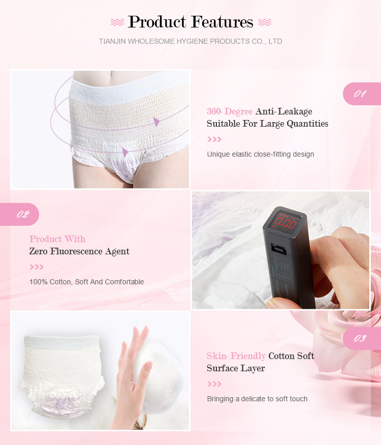 SAP Can be added or subtracted as needed Disposable Sanitary Pants for SnuGrace Girls