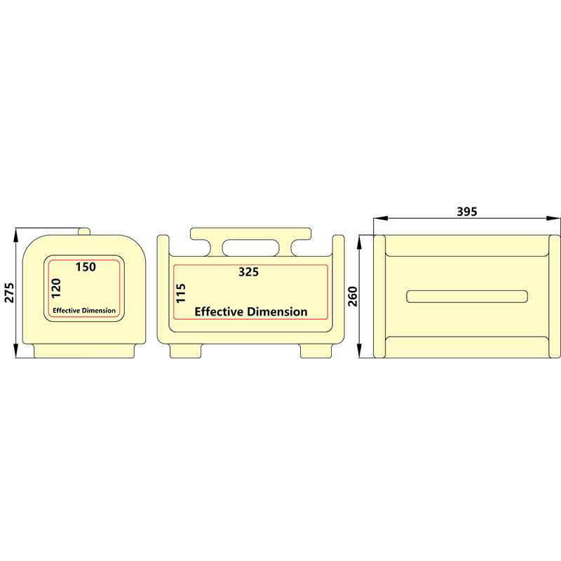 Syntax MS7 Single Phase 16A HDPE Portable Distribution Box IP67 With Breakers Easy Lifting 395x260x275mm