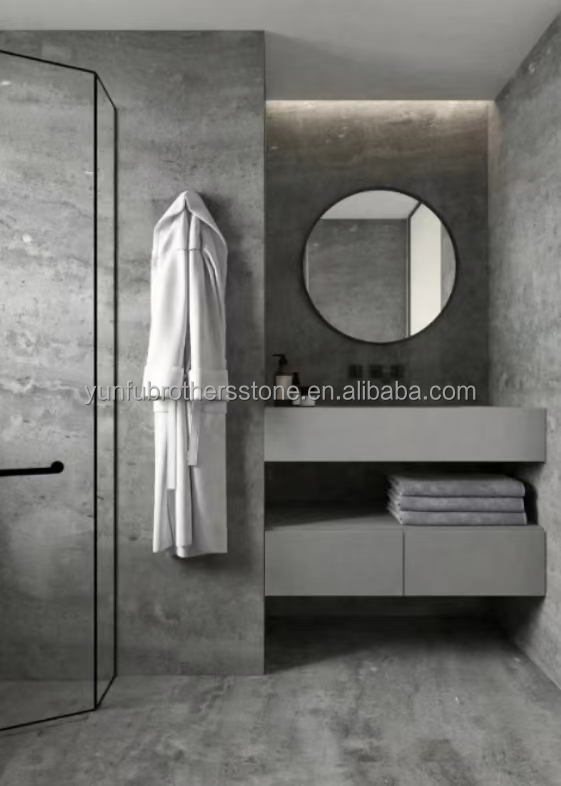 ODM OEM Polished Moonlight Gray Marble Stone Flooring Stairs for Hotel within Yunfu