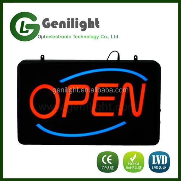 Customized High Visibility LED Ice Cream Sign with Lamp Light Source