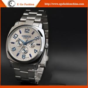 Wholesale 012C Stainless Steel Watch Luxury Imitation Diamond Watch Quartz Analog Watches Man Watch from china suppliers