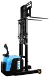 CE Approved Battery Reach Truck , Stand Up Reach Forklift 1.2 Tons
