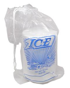Wholesale 8Lb 10Lb 20Lb Reusable Ice Bags With Cotton Drawstring Closure from china suppliers