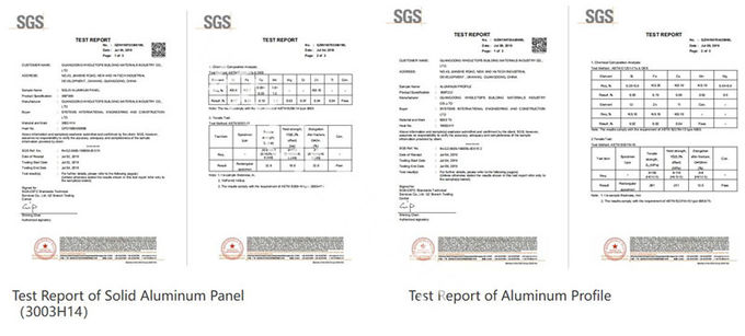 5.20 Years Guarantee Interior Exterior Aluminum Solid panel with CE SGS 5