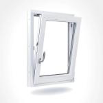 modern Waterproof PVC Tilt And Turn Window Double Triple Glazed PVC Windows