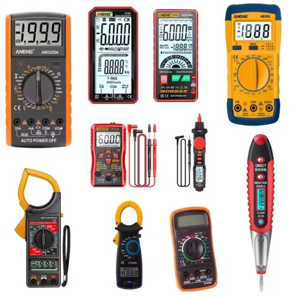 Portable DM200 AC DC Ohm Handheld Voltage Current Test Analog Automotive Multimeter