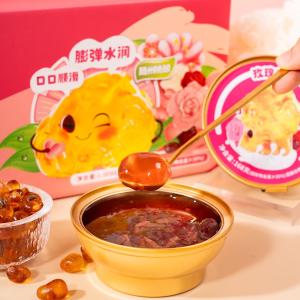 Wholesale Rose Peach Gum Fragrant Flowers Portable Cute Gift Box Soft Smooth And Fragrant For All Seasons from china suppliers