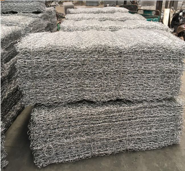 Revetment Hexagonal Hot Dipped Galvanized Gabion Box 270g/M2 Zinc Coated