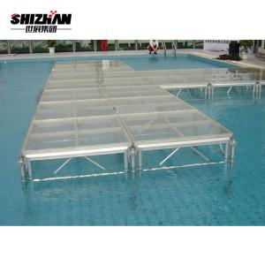 Wholesale Adjustable Live Concert Glass Stage Aluminium Acrylic Platform Indoor from china suppliers