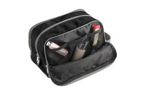 Wholesale Premium Jacquard Polyester Fashion Cosmetic Bag With 3 Zip Pockets from china suppliers