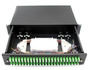 Wholesale 2U 19inch Full Loaded Slide Rail Rack mount patch panel from china suppliers