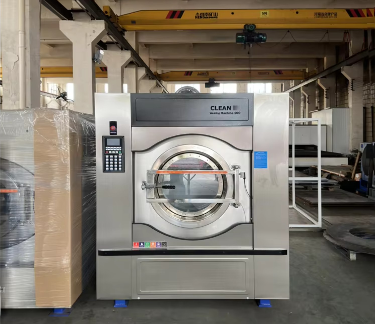 Hot Selling China Industrial Washing Machine Fully Automatic Variable Frequency Suspended Washing and Dehydration Integrated Industrial Washing