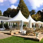 White High Peak Top 20x20 Ft Party Pagoda Marquee For Outdoor Events