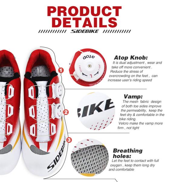 Lovely Design Waterproof Cycling Footwear , Waterproof MTB Trainers Good Shock Absorption