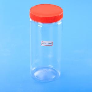 Wholesale PET 1.1L 38oz Clear Plastic Candy Jars With Lids from china suppliers