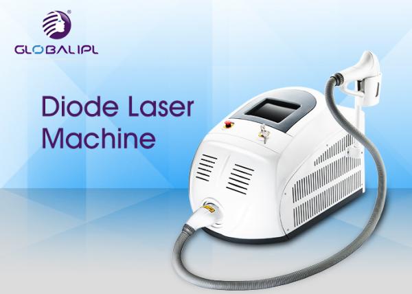 Small Size 808nm Commercial Laser Hair Removal Machine 5 - 400ms Adjustable