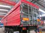 NDRC Announced Enterprise 40 Tons Curtain Semi Trailer with Dual Line Braking