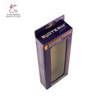 Purple Color 300gsm Corrugated Paper Box With Hang Hole