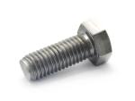 Hexagon Head Full Thread Bolts Plain Natural Color DIN933 ISO4017 EN24017