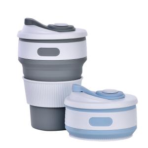 Wholesale Microwavable Odorless 350ML Collapsible Silicone Coffee Cup from china suppliers