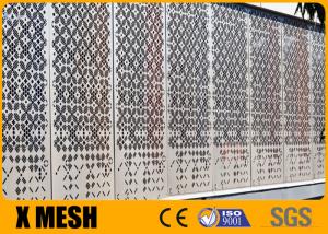 China Thickness 2.5mm Perforated Metal Mesh 25mm Hole Decorative Metal Screen on sale