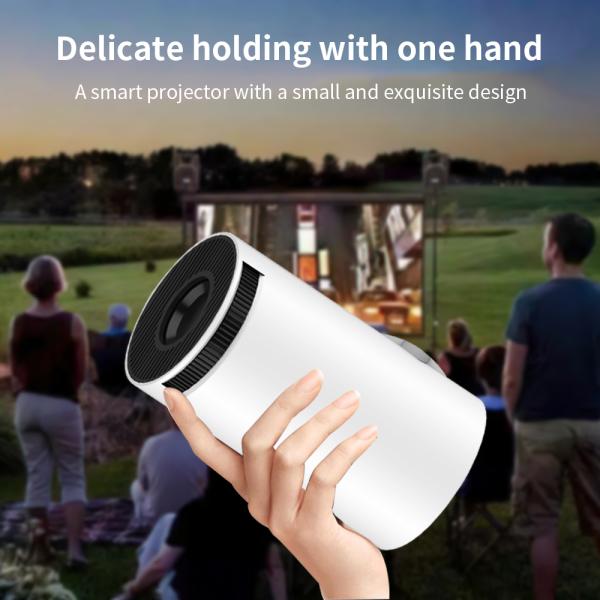Flyin HY300 3D 4K Mini Android LED Projector 1080P Smart WiFi with Wide Angle Clarity Portable and Built-in Speaker