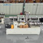 HSJZ-65/132 Conical Twin Screw Extruder Machine 37kw 150-250kg/hr