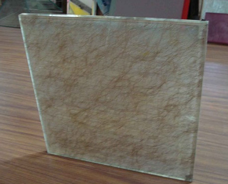 Laminated Mesh Laminated Glass For Window Glass With Unique Design