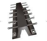 300H Boat Marine Dock Edge Rubber Ladder Fender With Steel Ladder