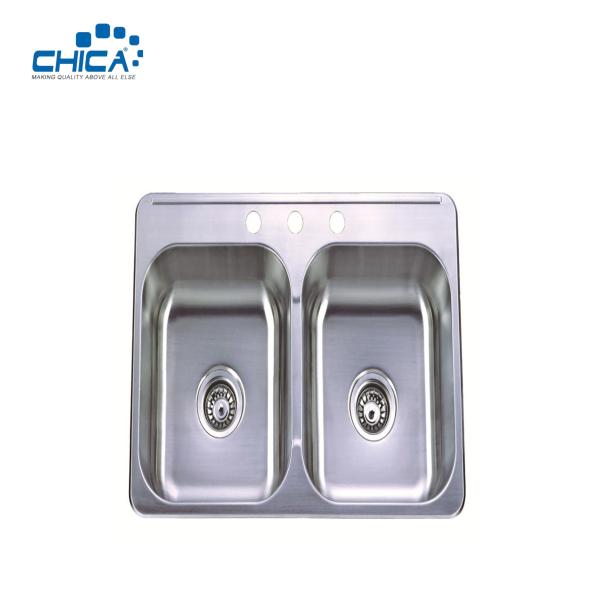 Customize Style Color Stainless Steel Kitchen Sink Double Bowl Kitchen Sink