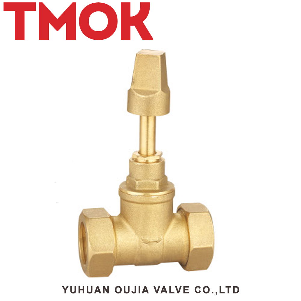 Steam 25mm 1 inch Drawing brass concealed valve With Handwheel