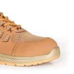 Stay Safe On Job Cement Safety Shoes Suede Cow Leather Upper And Heat Resistant
