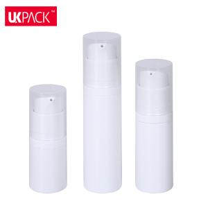 China White Recyclable Pp Cosmetic Airless Pump Bottles For Eye Cream 5ml 10ml 15ml on sale