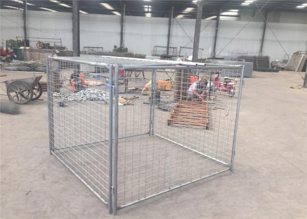1500mm x 2000mm x 2000mm large size rubbish cage hot dipped galvanized rubbish