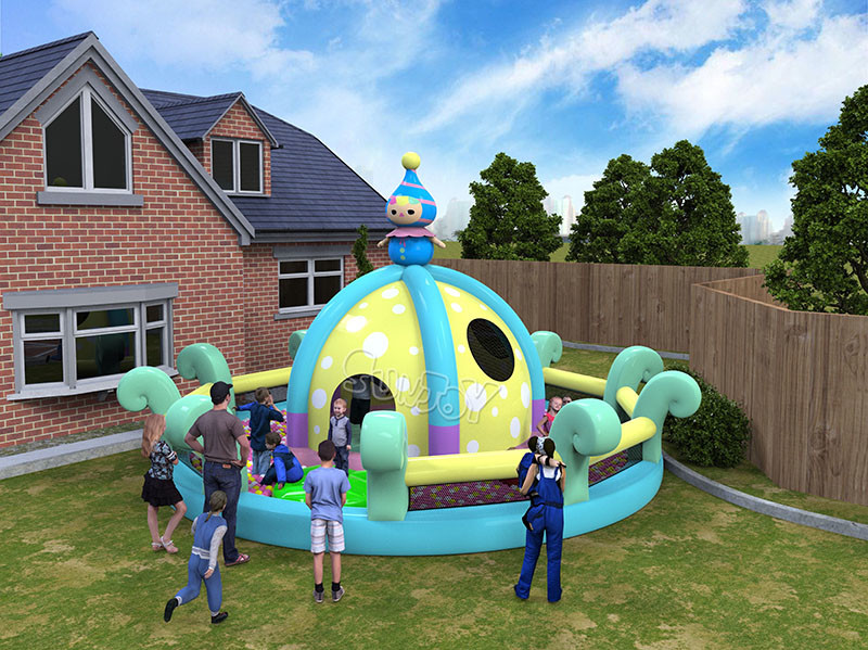 Outdoor Bouncer Slide Inflatable Play Park Trampoline Playground