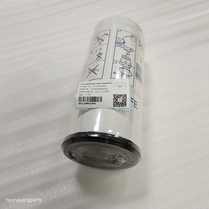 Hyunsang Engine Parts Oil Filter VOE 23658092 VOE23658092 For Construction Machinery